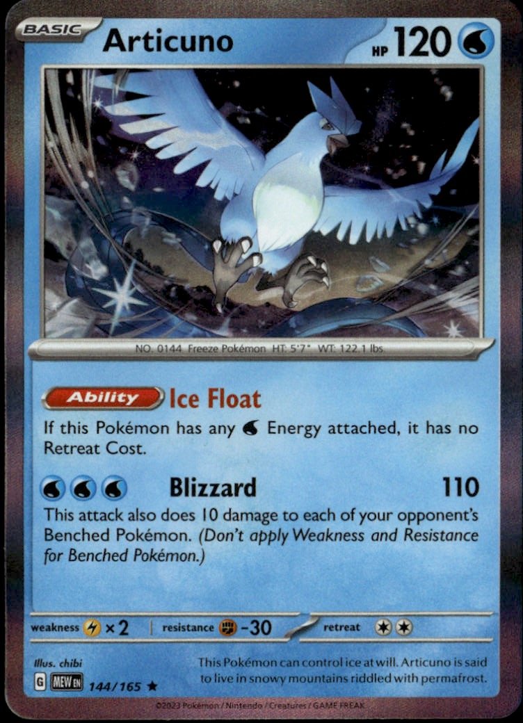 2023 Pokemon Mew Articuno graded slab