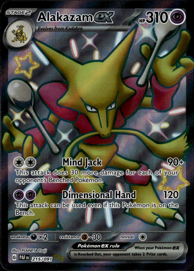 2024 POKEMON PAF ALAKAZAM EX graded slab