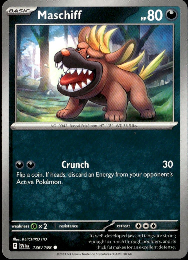 2023 Pokemon Svi Maschiff graded slab