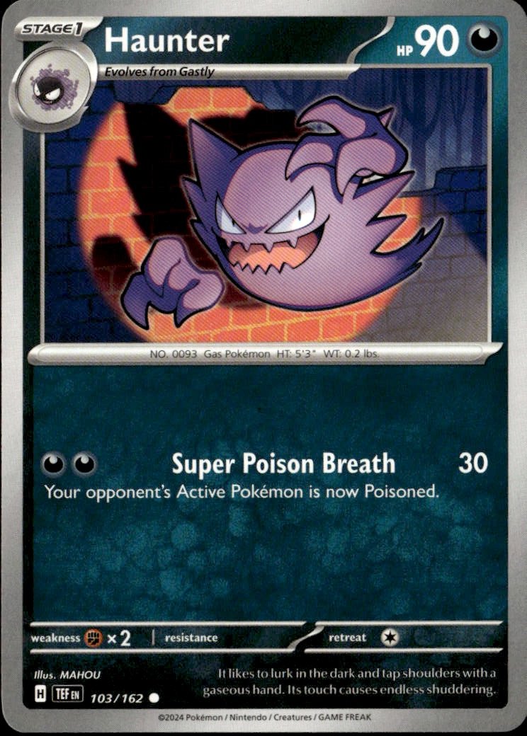 2024 Pokemon Svi Haunter graded slab