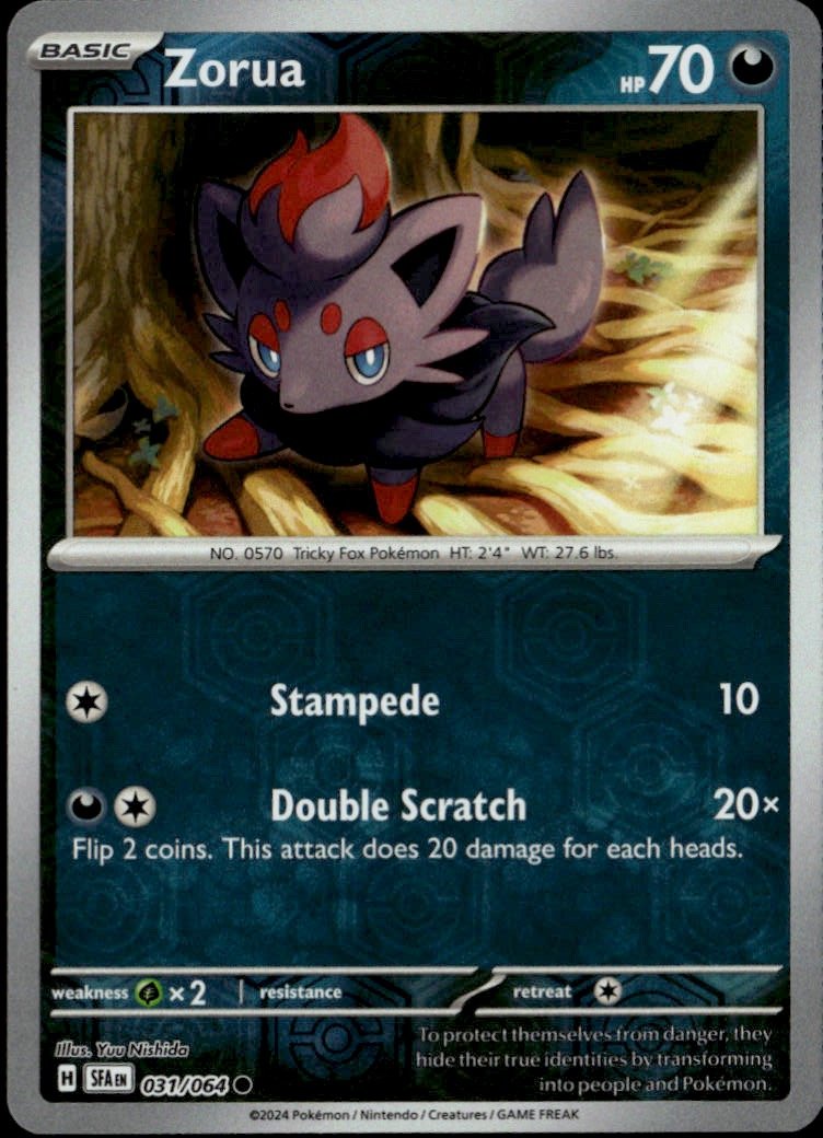 2024 Pokemon Scarlet And Violet Zorua graded slab