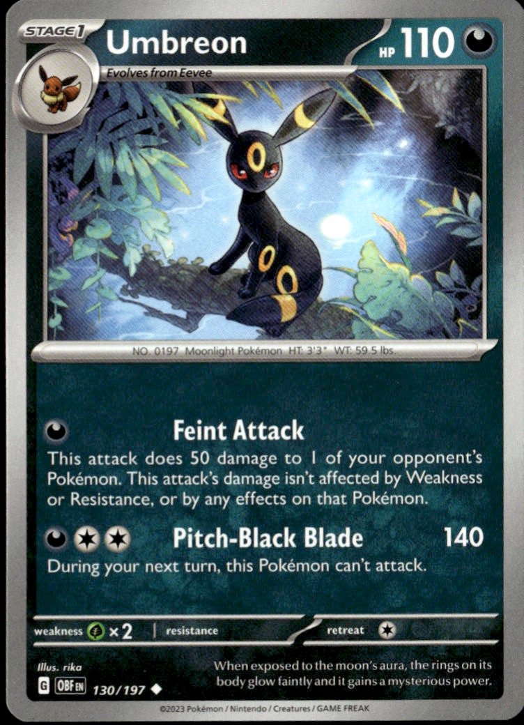 2023 Pokemon Scarlet And Violet Umbreon graded slab