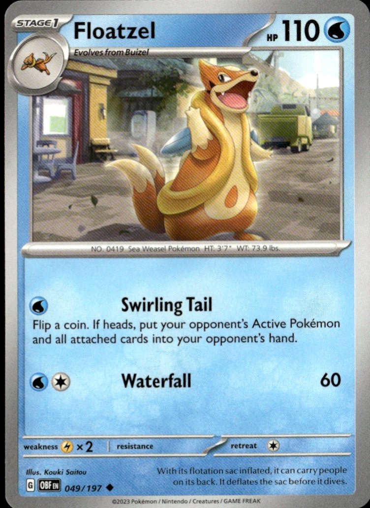 2023 Pokemon Svi Floatzel graded slab