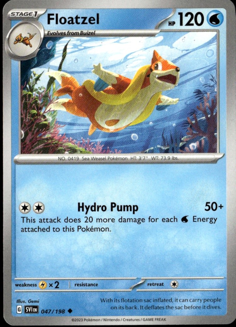 Floatzel graded slab