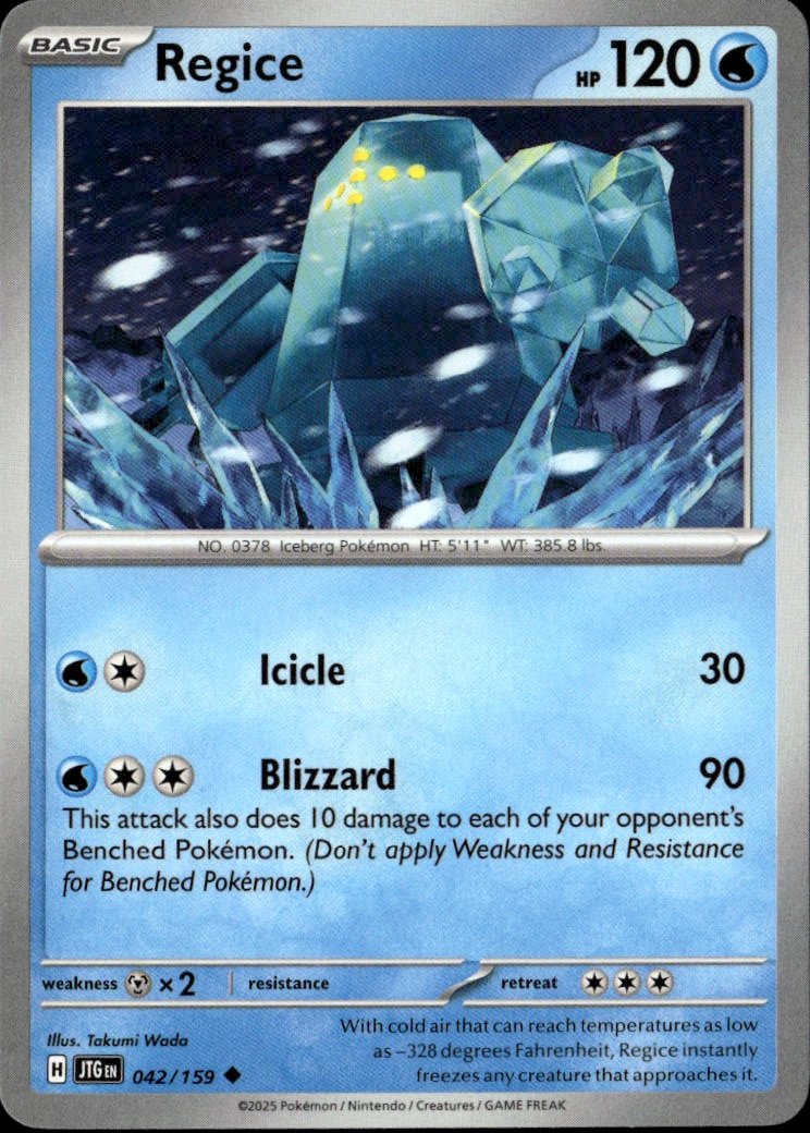 2025 Pokemon Svi Regice graded slab