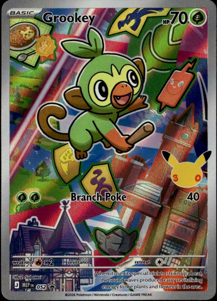 2026 Pokemon Mep Grookey graded slab