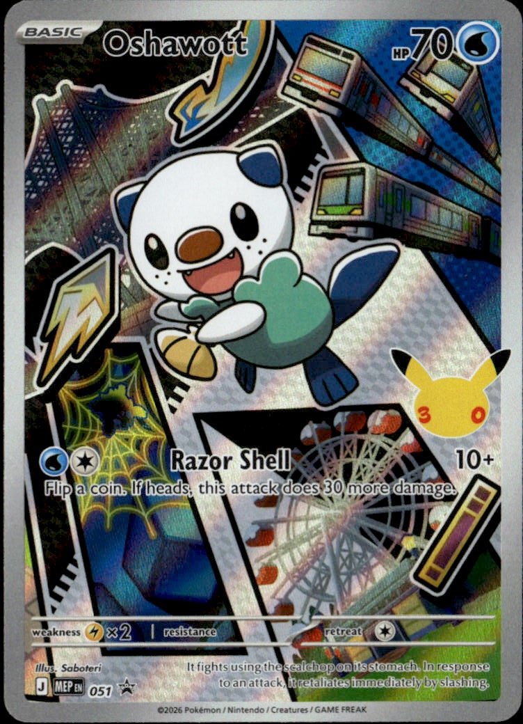 2026 Pokemon Mep Oshawott graded slab