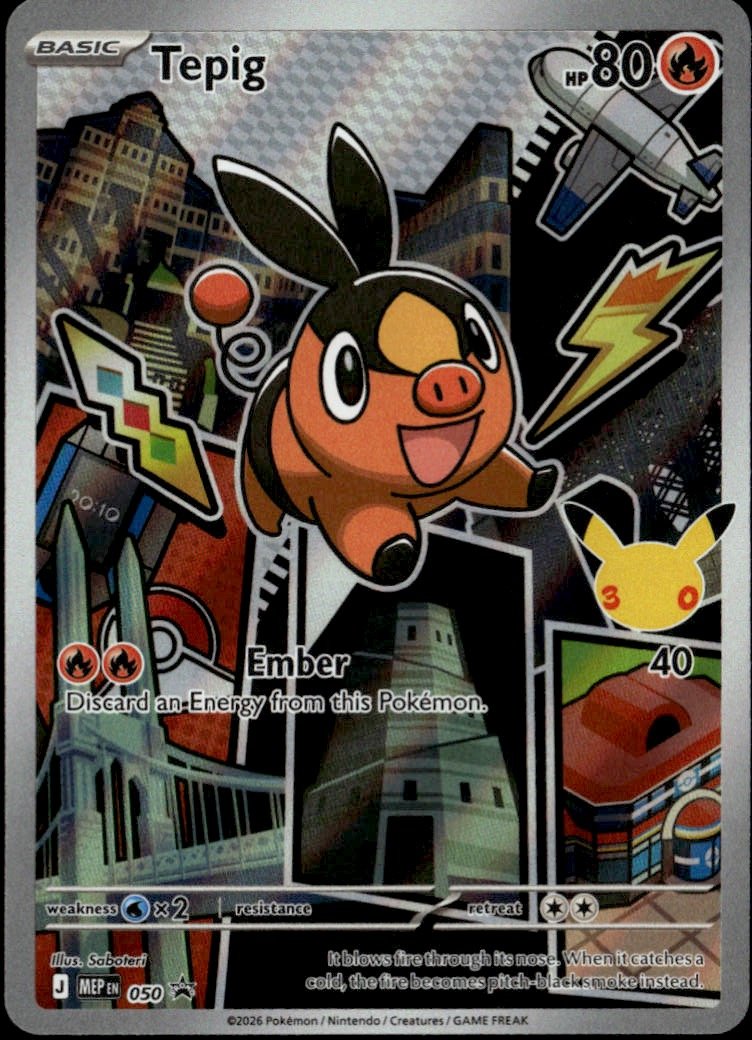 2026 Pokemon Mep Tepig graded slab