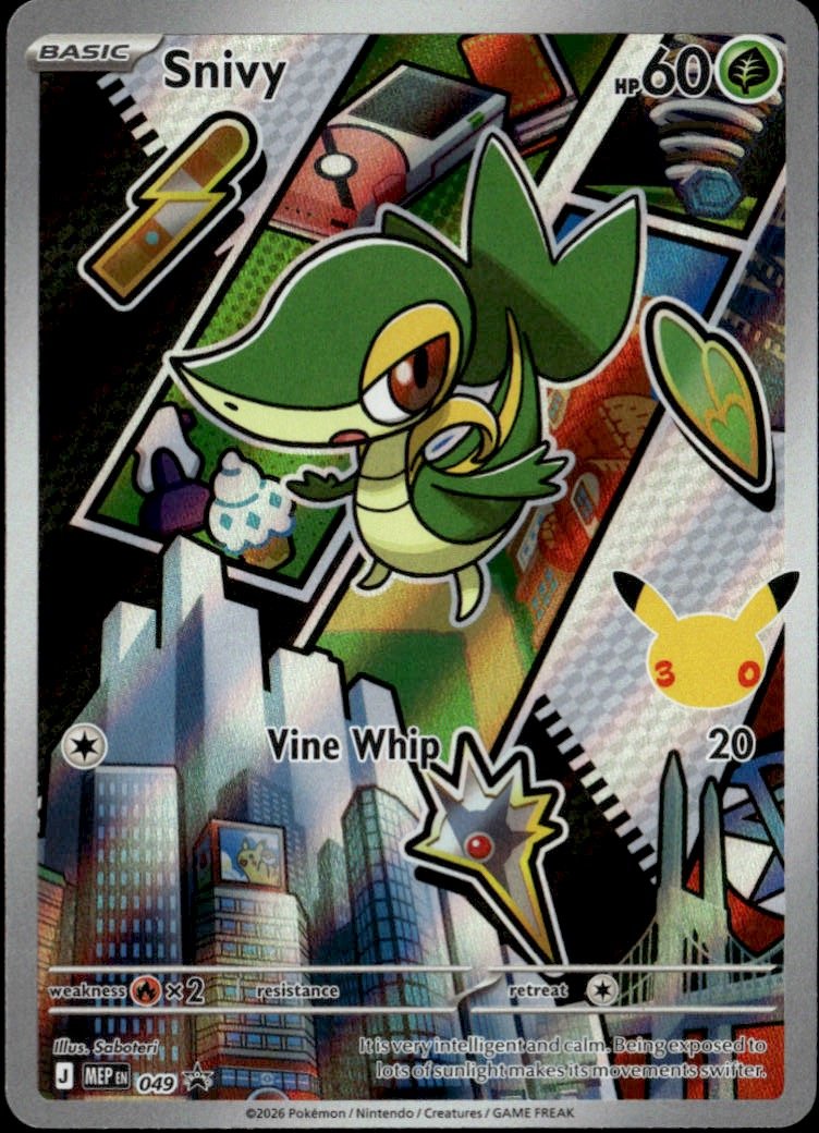 2026 Pokemon Mep Snivy graded slab