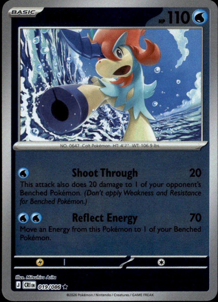 2026 Pokemon Cri Keldeo graded slab