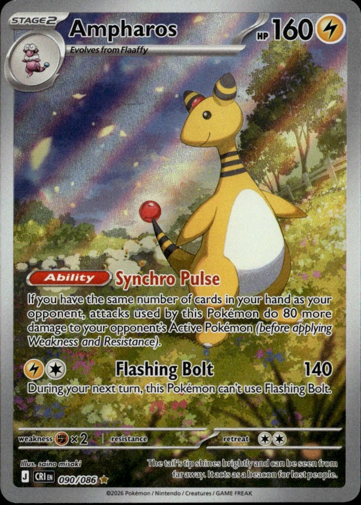 Ampharos graded slab