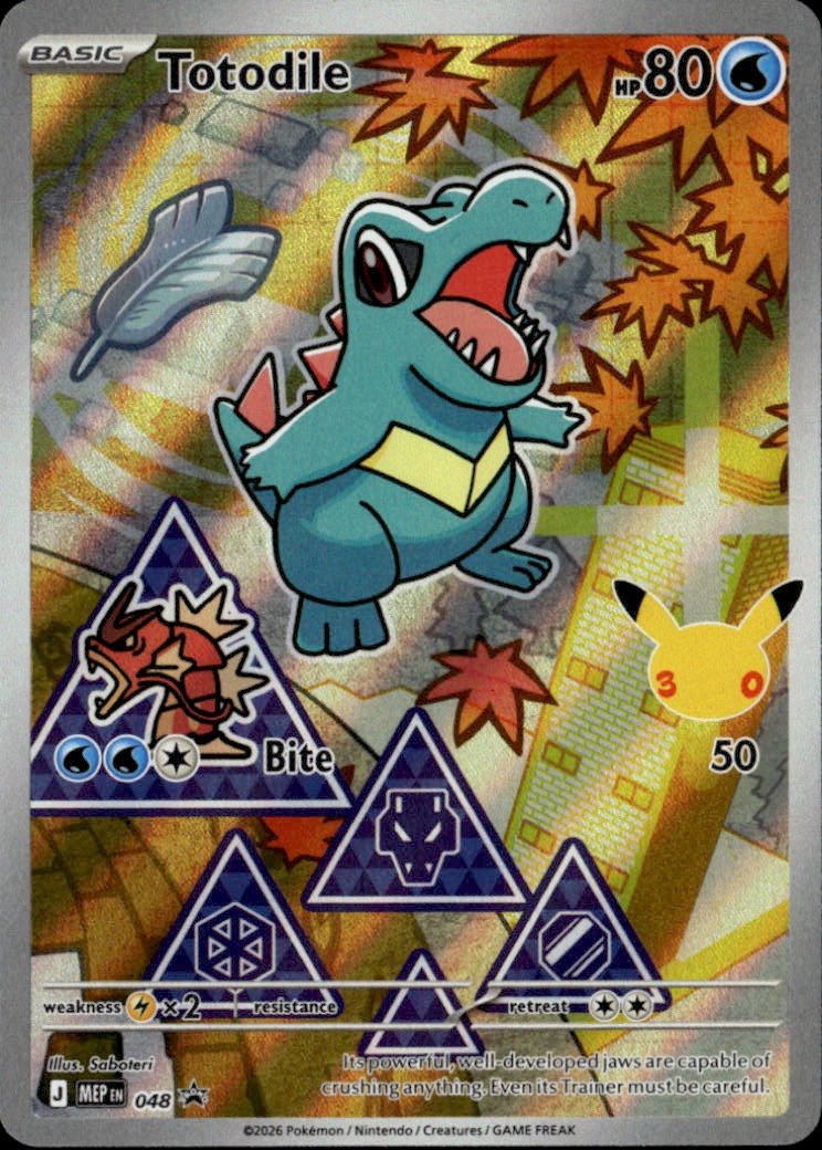 2026 Pokemon Mep Totodile graded slab