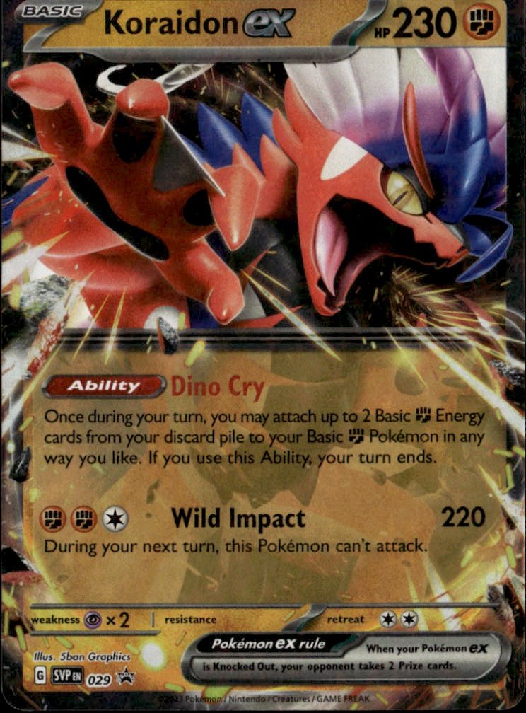 2023 Pokemon Svp Koraidon Ex graded slab