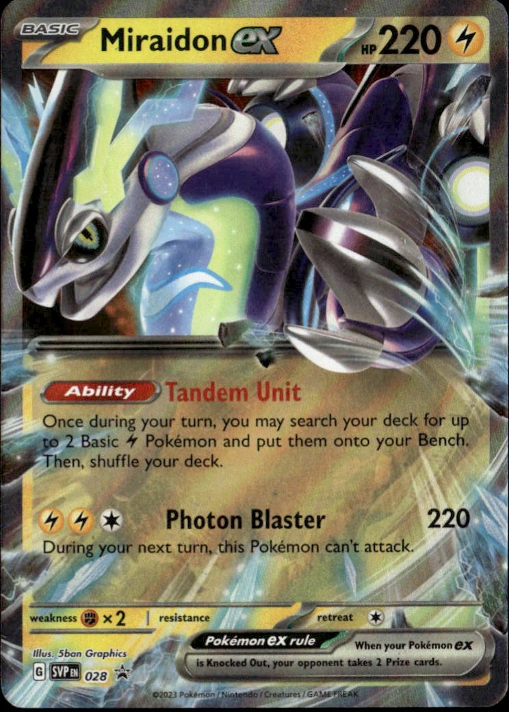 2023 Pokemon Svp Miraidon Ex graded slab