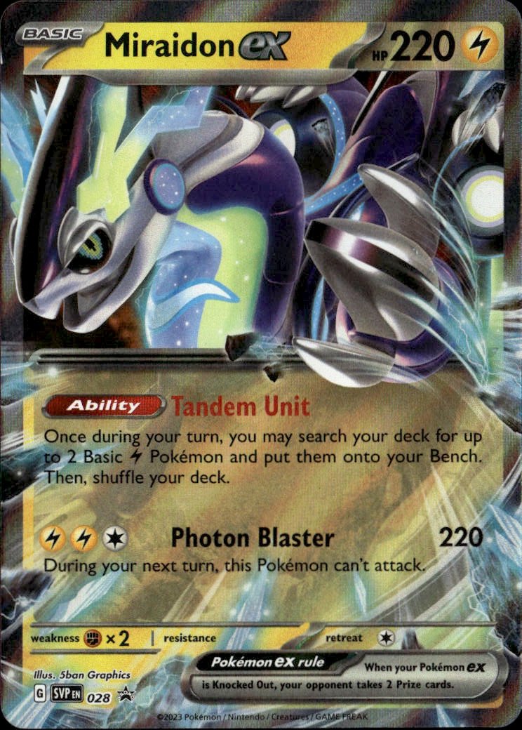 2023 Pokemon Svp Miraidon Ex graded slab