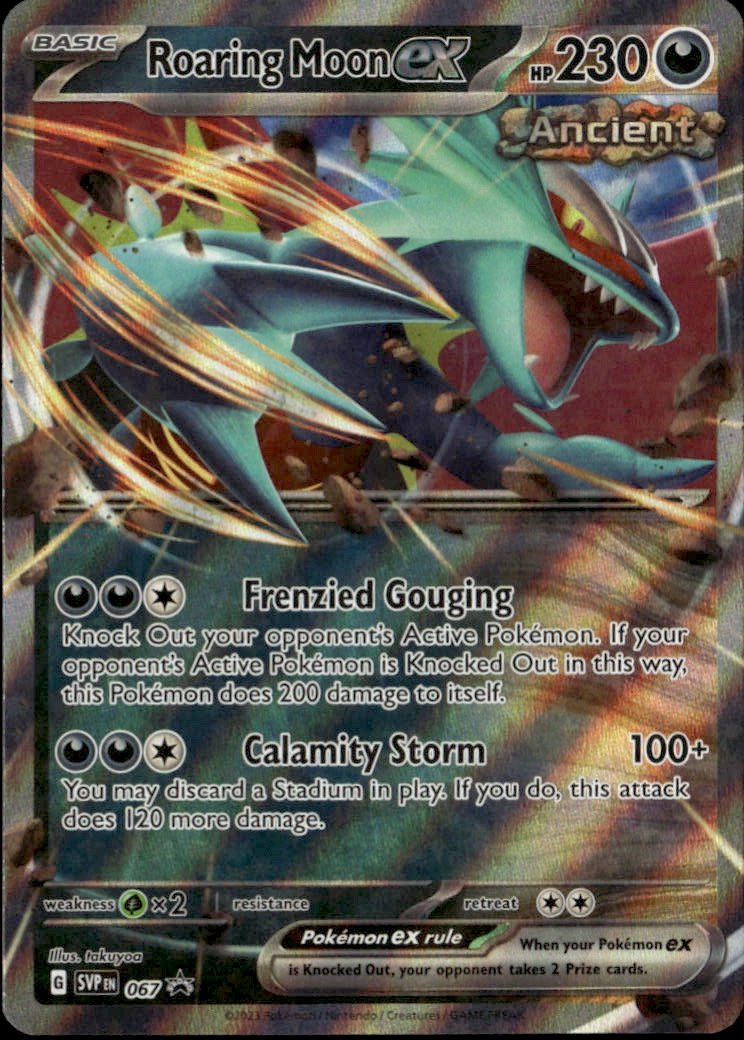 2023 Pokemon Svp Roaring Moon Ex graded slab