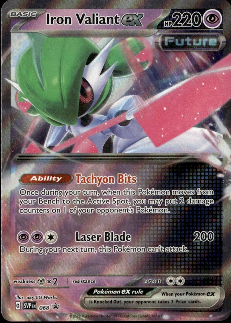 2023 Pokemon Svp Iron Valiant Ex graded slab