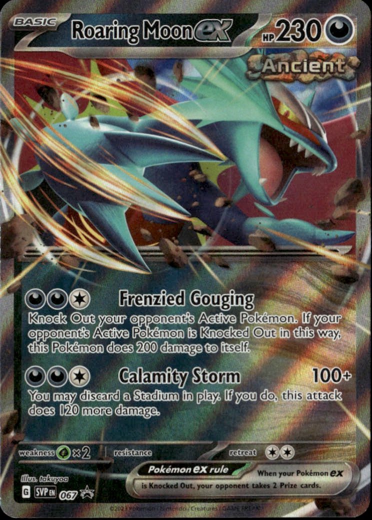 2023 POKEMON SVP ROARING MOON EX graded slab