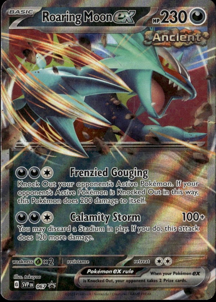 2023 Pokemon Svp Roaring Moon Ex graded slab