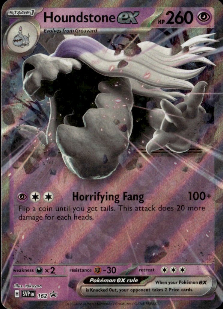 2024 Pokemon Svp Houndstone Ex graded slab