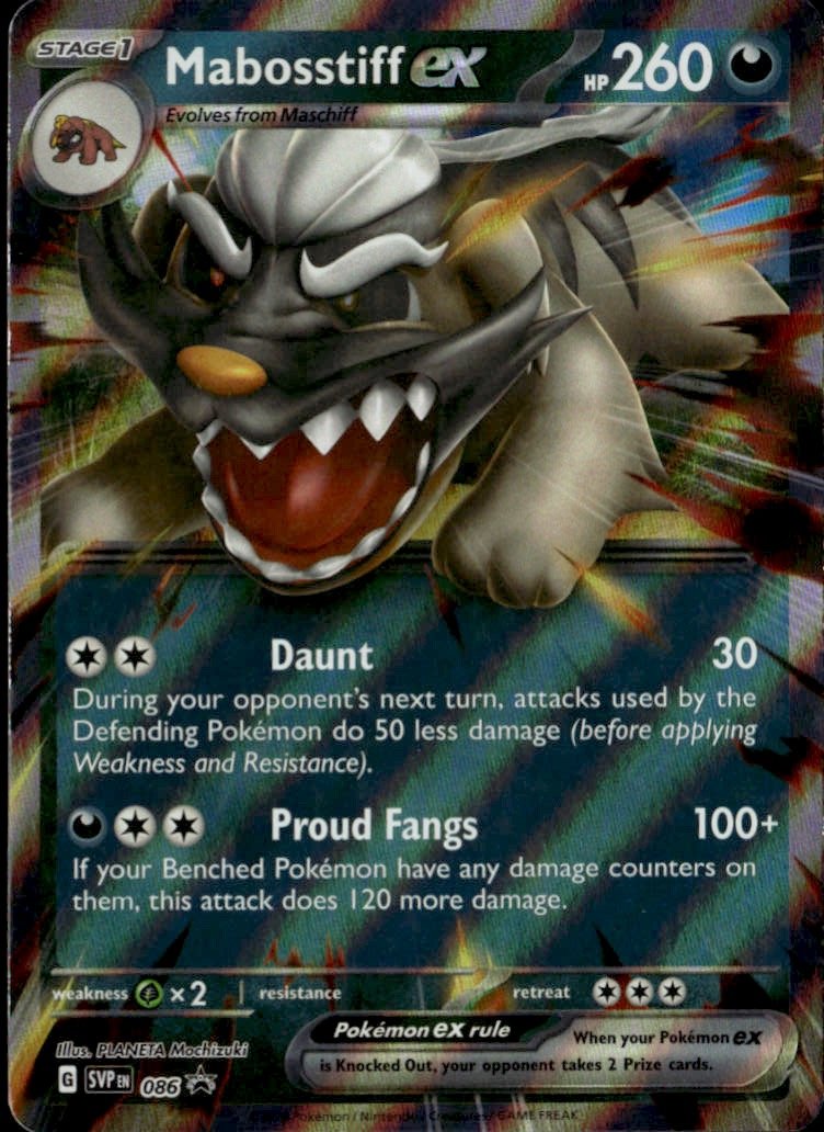 2024 Pokemon Svp Mabosstiff Ex graded slab