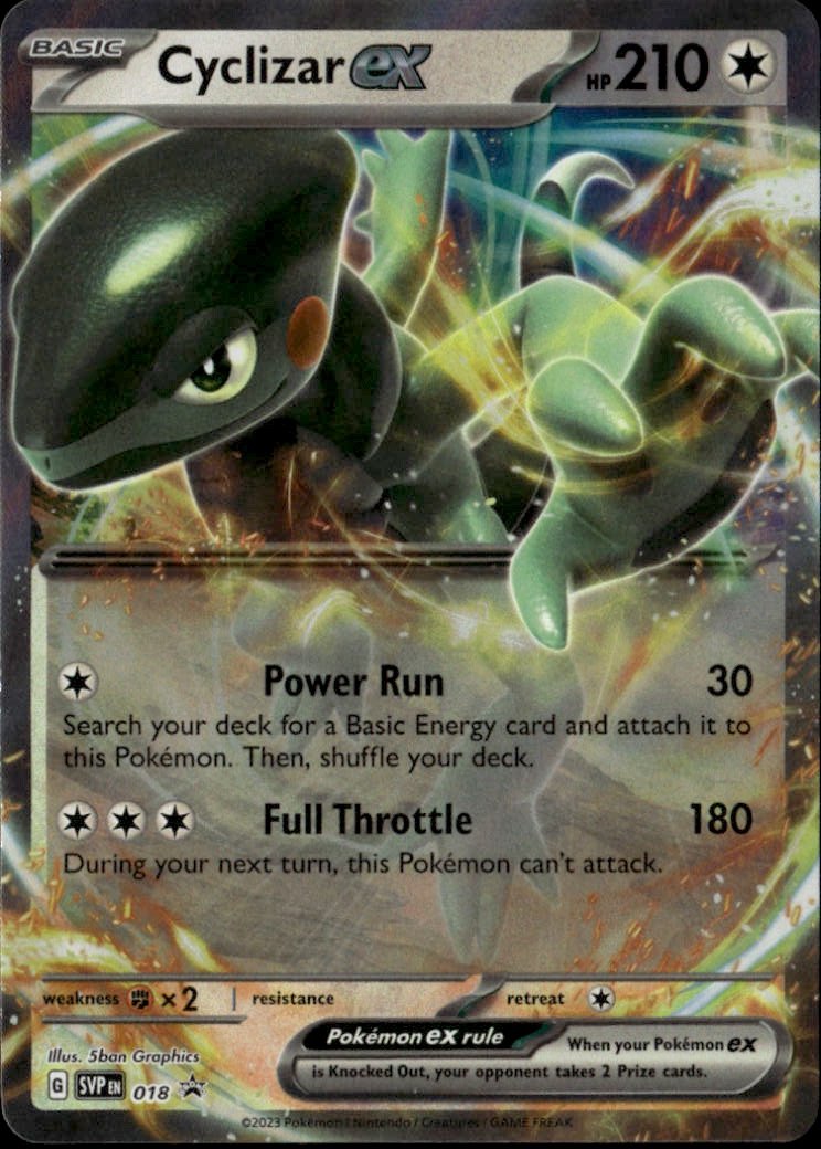 2023 Pokemon Svp Cyclizar Ex graded slab