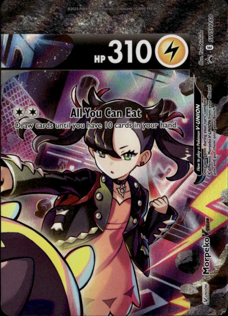 2023 POKEMON SWSH MORPEKO V-UNION graded slab