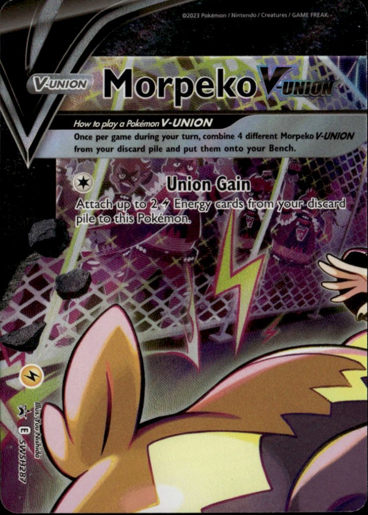 2023 Pokemon Swsh Morpeko V-Union graded slab