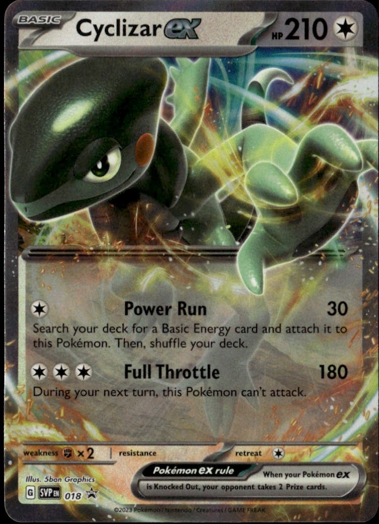 2023 Pokemon Svp Cyclizar Ex graded slab