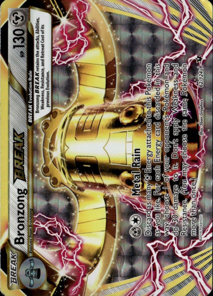2016 Pokemon Xy Bronzong Break graded slab