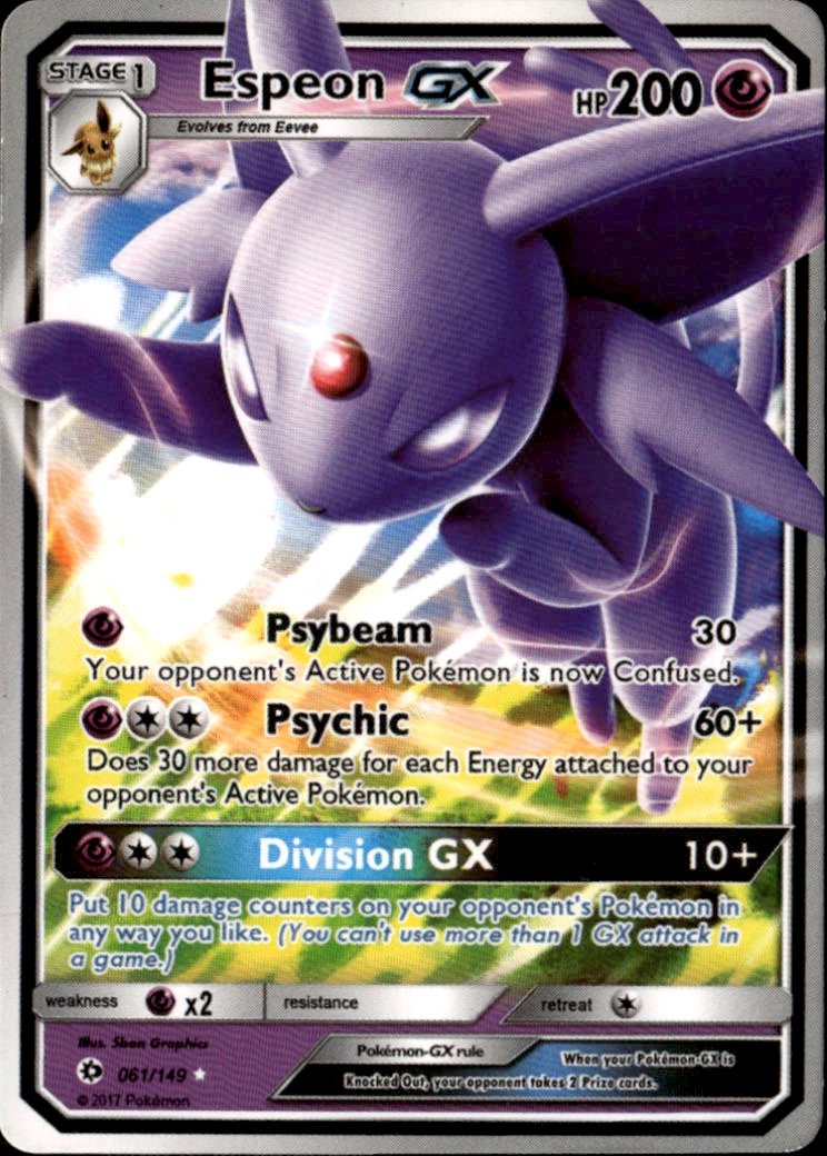Espeon Gx graded slab