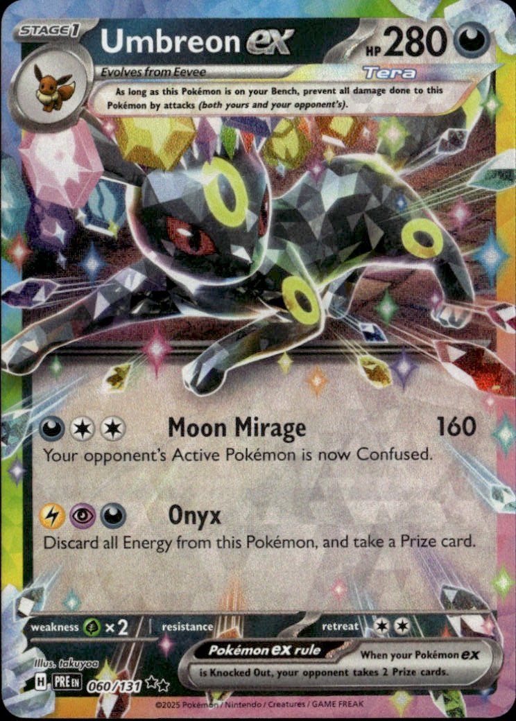 2025 Pokemon Pre Umbreon Ex graded slab