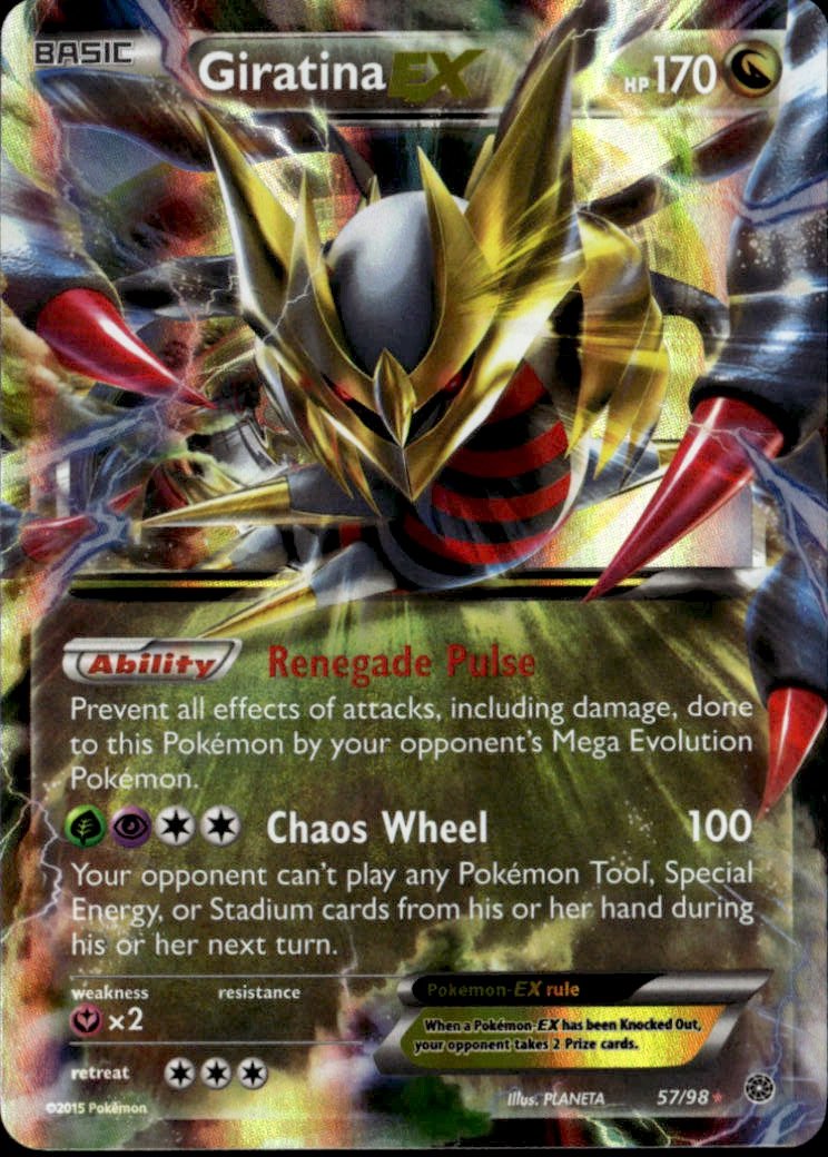 2015 POKEMON XY GIRATINA EX graded slab