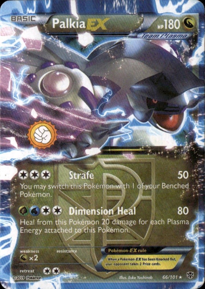 2019 POKEMON B&W PALKIA EX graded slab