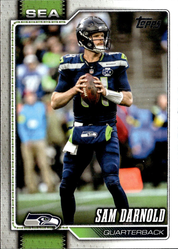 2026 Topps Sam Darnold graded slab