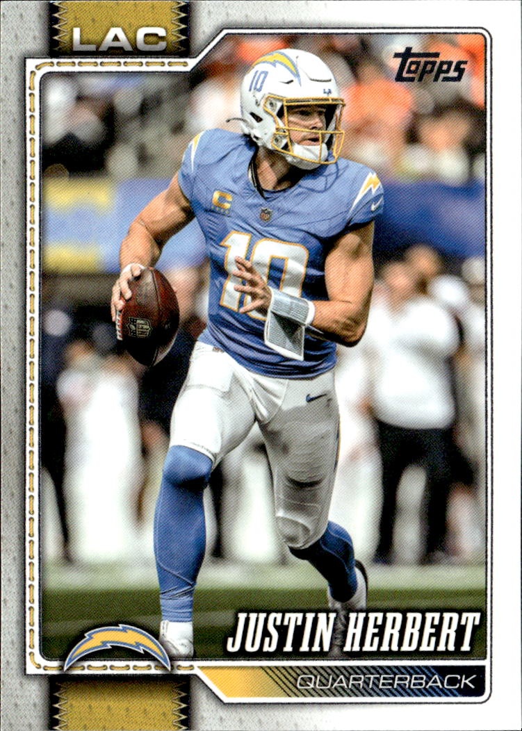 2026 Topps Justin Herbert graded slab